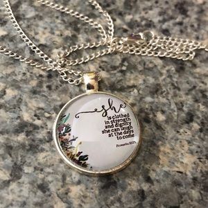 Bible verse necklace